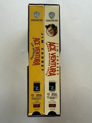 Ace Ventura Pet Detective VHS Box Set Video Collection Jim Carrey Comedy Movies - Image 1 of 4