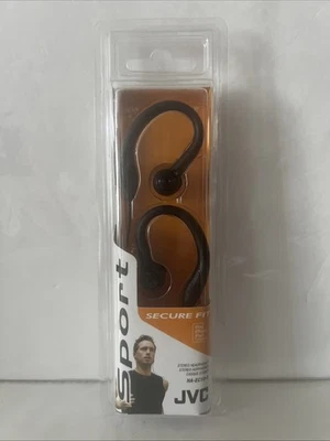JVC HA-EC10B In-Ear Headphones for Sports - Black Running Etc - Image 1 of 2