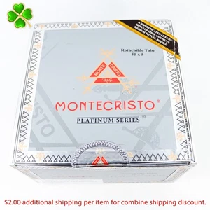 Montecristo Rothchilde Tube Platinum Series leere Zigarrenkiste 5,75" x 5,75" x 3,5" - Bild 1 von 12