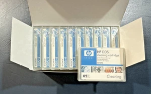 10er Pack Sony DDS-4 DAT Tape 20GB/40GB DGD150P + HP Reinigungskassette - Bild 1 von 4