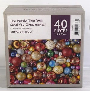 WENTWORTH 40 Piece Wooden THE PUZZLE THAT WILL SEND YOU ORNA-MENTAL Difficult - Picture 1 of 2