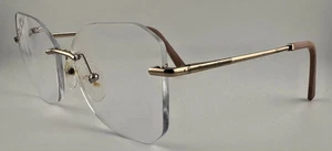 Montatura per occhiali da vista Tiffany & Co. senza montatura TF1150 6021 oro pallido/pesca 55-15-140 - Foto 1 di 13