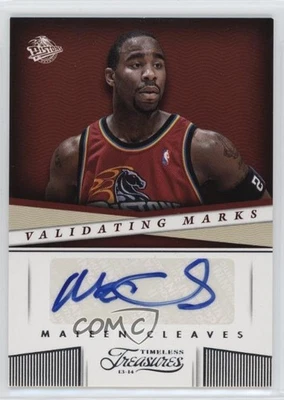 2013-14 Panini Timeless Treasures Validating Marks Mateen Cleaves #25 Auto - Image 1 of 2