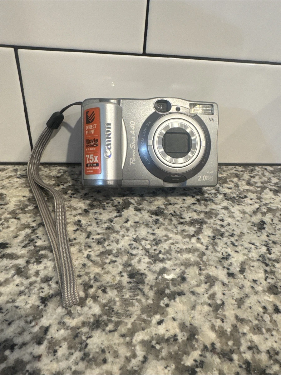Canon PowerShot A40 1-2.9MP Digital Cameras for Sale - eBay
