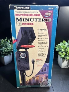 Intermatic Hvy Duty Timer Esterno 6 Prese Resistente alle Intemperie HB1116R 100% Comp - Foto 1 di 4