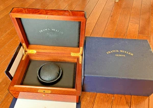 FRANCK MULLER GENEVE SCATOLA OROLOGIO vuota in legno #X67 - Foto 1 di 13