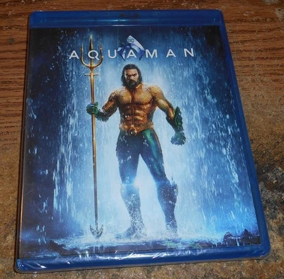DC AQUAMAN 2018 BLU-RAY/JASON MOMOA/NEW AND SEALED! - Image 1 of 2