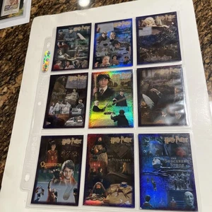 Harry Potter Sorcerors Stone Complete Puzzle Foil Chase Card Set R1-9 Artbox - Picture 1 of 8