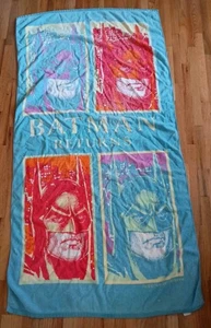 Vintage 1992 DC Comics Batman Returns Strandtuch 29"x 58" RAR - Bild 1 von 14