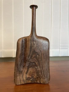 Vintage Handcarved Wooden Wood Bottle Shaped Carving - Picture 1 of 10