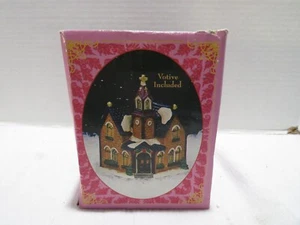 IGLESIA PUEBLO NAVIDAD GIFTCO DE COLECCIÓN EN CAJA ORIGINAL - Imagen 1 de 9