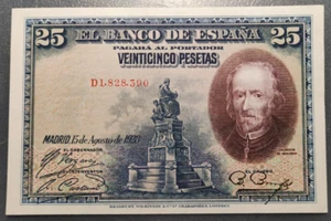 ESPAÑA 25 PESETAS 1928 CALDERON DE LA BARCA SC-/SC - Imagen 1 de 2