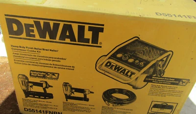 DeWALT D55141FNB 150 PSI 16G Finish & 18Brad Nailer w/2-Gal Compressor Combo Kit - Image 1 of 4