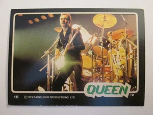 1979 Dunruss Bubble Gum Rock & Roll Trading Card # 16 Queen Sir Brian May Glam - Bild 1 von 1