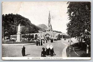 Postal Francia Lourdes Basílica 25B - Imagen 1 de 2
