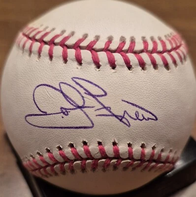 Autógrafo de béisbol firmado por John Franco de la Liga Nacional Foto 1 de 2