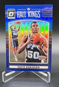 2016-17 DAVID ROBINSON SPURS DONRUSS OPTIC HALL KINGS #14 BLUE PARALLEL /49 HOF - Picture 1 of 7