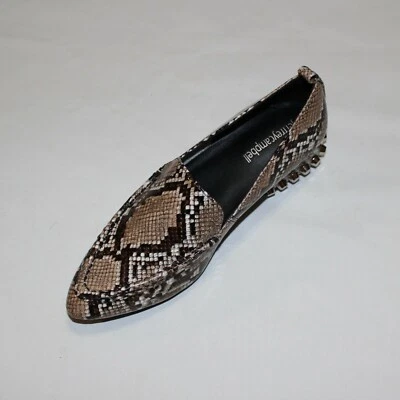 MOCASÍN SERPIENTE JEFFREY CAMPBELL BEIGE/NEGRO Foto 1 de 4