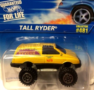 Hot Wheels Rocky Mountain Rescue Tall Ryder #481 4x4 (giallo) 16050 nuovo con scatola (157)   - Foto 1 di 3