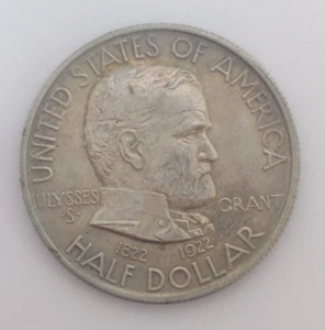 1922 U.S. HALF DOLLAR ULYSSES S. GRANT - Picture 1 of 5
