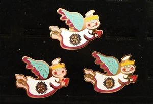 PIN DE SOLAPA: ¡TRES ÁNGELES ROTATIVOS -!!! ¡FANTÁSTICO!!! IDEA DE REGALO para ROTARIOS - Imagen 1 de 7