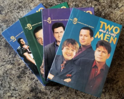 Two And A Half Men: Seasons 2, 3, 4, & 6 (DVD, 2009) Martin Sheen, Jon Cryer - Image 1 of 4