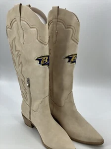 Botas de tacón de vaquero para mujer Baltimore Ravens Cuce talla 10 - Imagen 1 de 13