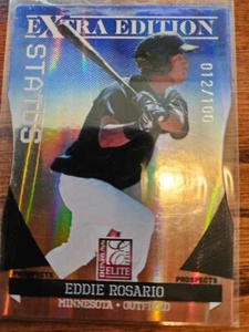 Eddie Rosario 2011 Donruss Elite Extra Status Die Cut SSP #12/100 - Picture 1 of 2