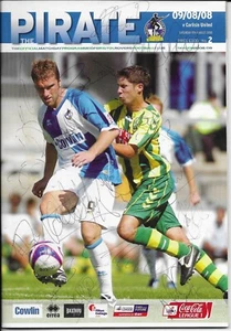Bristol Rovers V Carlisle United 9-8-2008 Match Programme 2008/09 - Picture 1 of 1