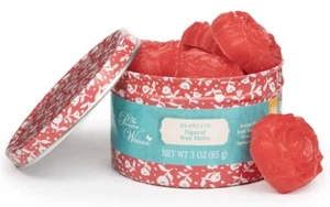 The Pioneer Woman Red Apple & Fir 10 Piece Wax Melts in Floral Tin NEW - Picture 1 of 1
