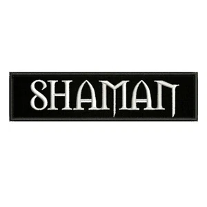 Shaman Gaming Toon Embroidered Patch Iron / Sew-On Gear Tag Applique - Picture 1 of 12