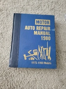 Motor Auto Repair Manual 1975-1980 Models Good Condition-300 pages 43rd ED. - Picture 1 of 6