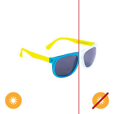 Kids Solize Boys of Summer - Clear to Blue by DelSol for Kids - 1 Pc Sunglasses