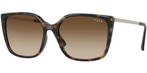 Vogue Damen Dark Havanna stilisiertes quadratisches Objektiv mit Farbverlauf - VO5353S W65613 54 - Bild 1 von 3