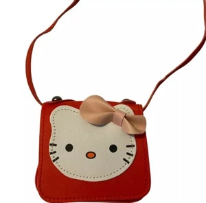 Hello Kitty Mini Purse Crossbody Bag for Little Girls 4.5x4" Red NEW - Picture 1 of 3