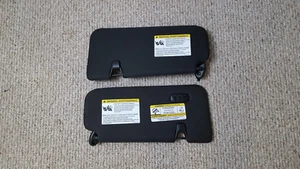 09-12 Ford Escape Mazda Tribute Mercury Mariner Sunvisor Sun Visor Set Black H - Picture 1 of 3