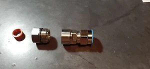 Conector N macho para cable coaxial corrugado helicoidal de 1/2 pulgada (1/2" super flex) - Imagen 1 de 5