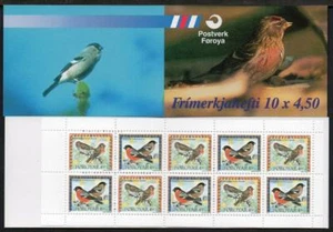 Folleto Bullfinch y Redpoll 1997 de Faroe Isles - Imagen 1 de 1