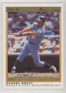 1991 O-Pee-Chee Premier George Brett #14 HOF