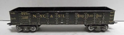 Vintage Marx O Scale NKP Nickel Plate Road 8 Wheel Metal Gondola Car # 71499 - Image 1 of 4