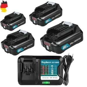 Akku für Makita 10.8V/12V 4.0AH BL1020B BL1021B BL1041B BL1015 Ladegerät DC10WD - Bild 1 von 27