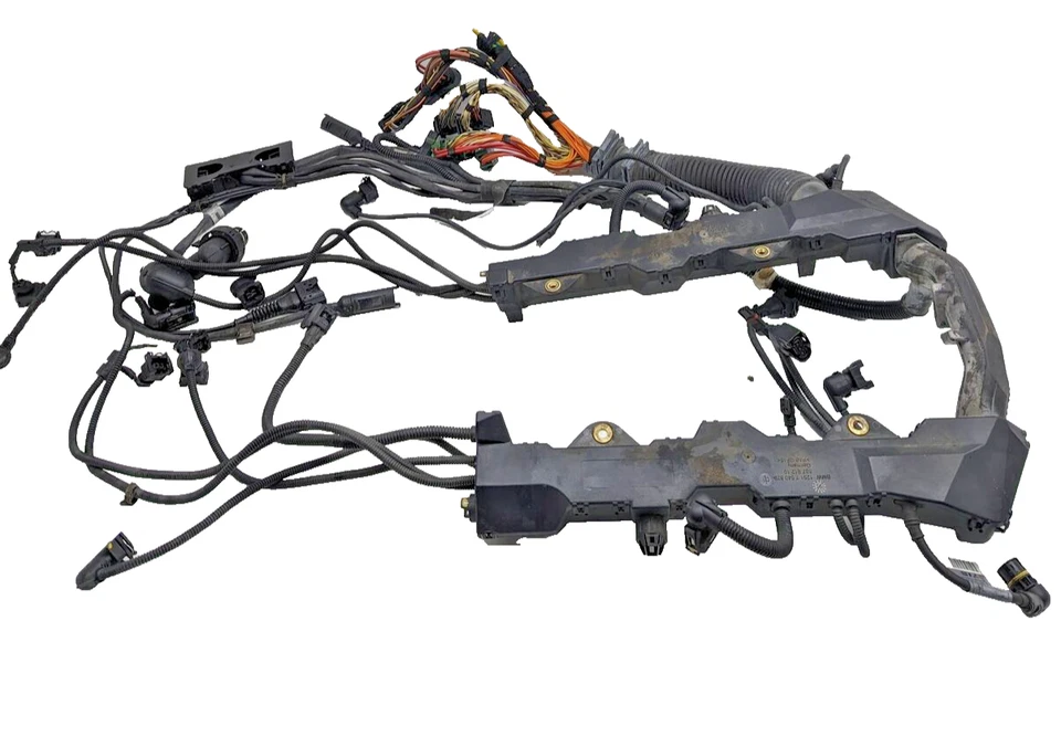 Жгут проводов двигателя 2006-2008 BMW 750 LI в комплекте от оригинального производителя  - Изображение 1 из 4