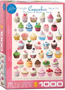 NUEVO SELLADO Cupcakes 1000 Piezas Puzzle EuroGraphics - Imagen 1 de 4