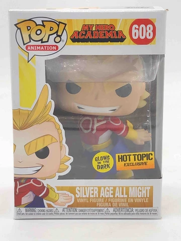 Funko POP! Animation Anime My Hero Academia Silver Age All Might (Glow in the Da Cover