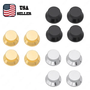 4 Pcs Metal Guitar Volume Tone Control Knobs For PRS Gibson Epi Les Paul SG - Picture 1 of 15