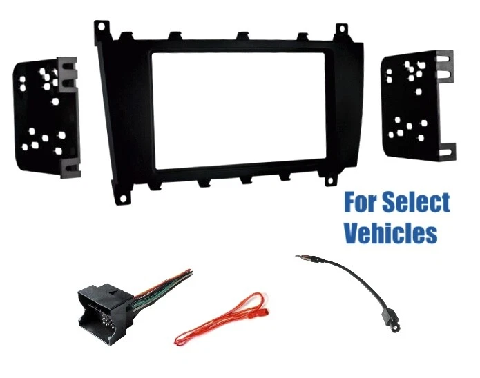 Комплект проводов для автомобильной стереосистемы приборной панели двойной Din для некоторых Mercedes класса C 2005-2007 годов выпуска - Изображение 1 из 1