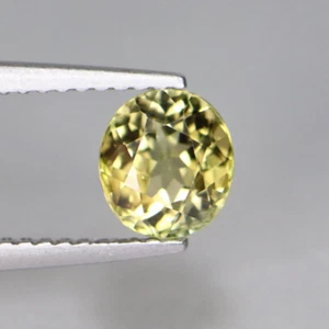 1.25 Cts Natural Elbaite Tourmaline Oval Cut Elbaite Green Color Gemstones - Picture 1 of 5