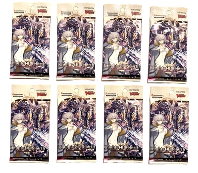 Cardfight Vanguard, Juego Knights Of Rebirth, VGE-DZ-BT08, LOTE DE 8 paquetes de refuerzo Foto 1 de 3