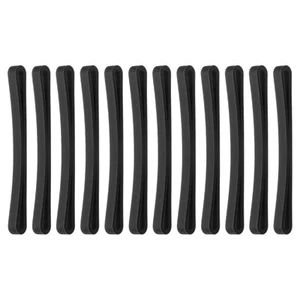 3" Rubber Bands, 12 Pcs, Black - Picture 1 of 7