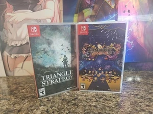 TRIANGLE STRATEGY Nintendo Switch Game Lot Factory Sealed Final Fantasy Theatrhy - Picture 1 of 4